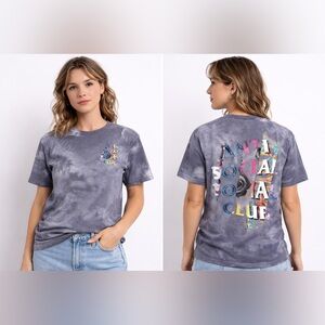 RARE ANTISOCIAL CLUB Gray Tie-Dye T-Shirt